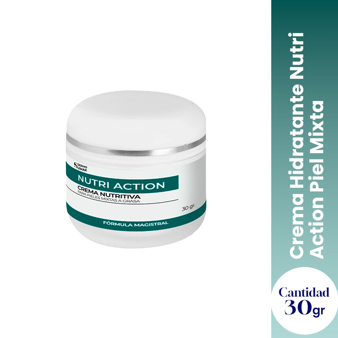 Crema Hidratante nutri action piel mixta 30gr - Dermo Sumak