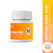 Biotina pura 10 mg x 60 Cápsulas - Dermo Sumak