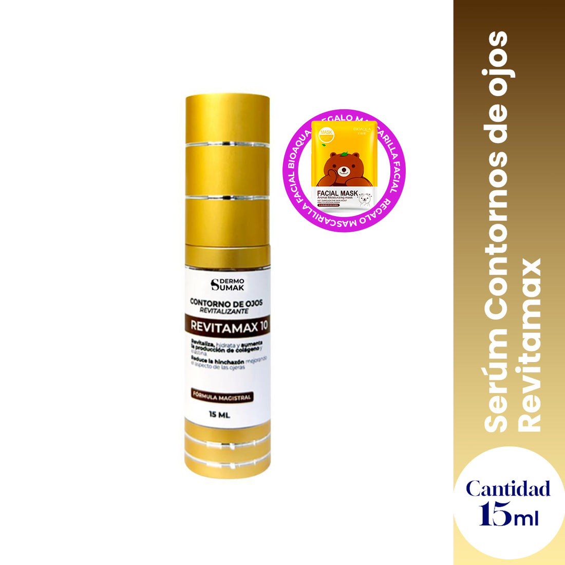 Serúm Contornos de ojos Revitamax 15ml - Dermo Sumak