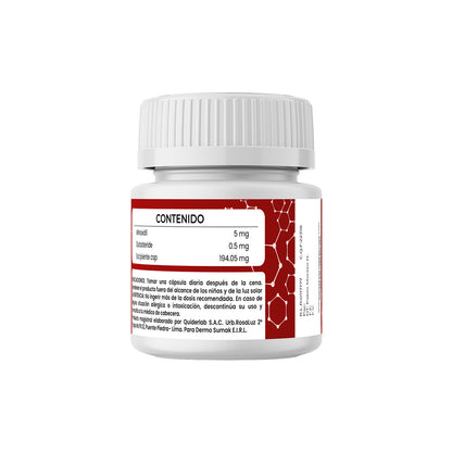 Minoxidil 5 mg &amp; Dutasteride 0.5 mg x 30 Cápsulas - Dermo Sumak