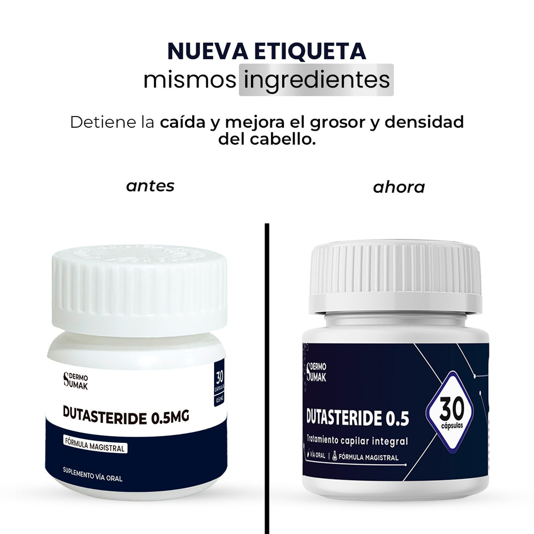 Dutasteride 0.5 mg x 30 Cápsulas - Dermo Sumak