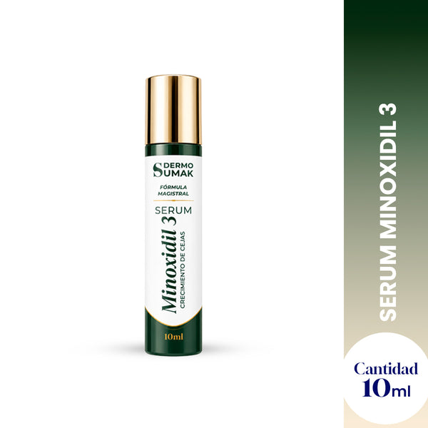 Sérum Crecimiento de cejas con Minoxidil 3% -  10ml - Dermo Sumak