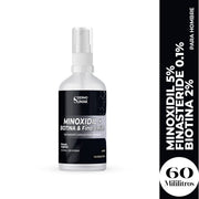 Loción minoxidil, finasteride y biotina 60ml - Dermo sumak