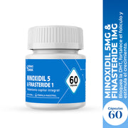 Minoxidil 5 mg & Finasteride 1 mg x 60 Cápsulas- Dermo Sumak