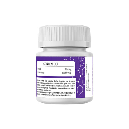 Minoxidil 2,5mg x 60 Cápsulas - Dermosumak