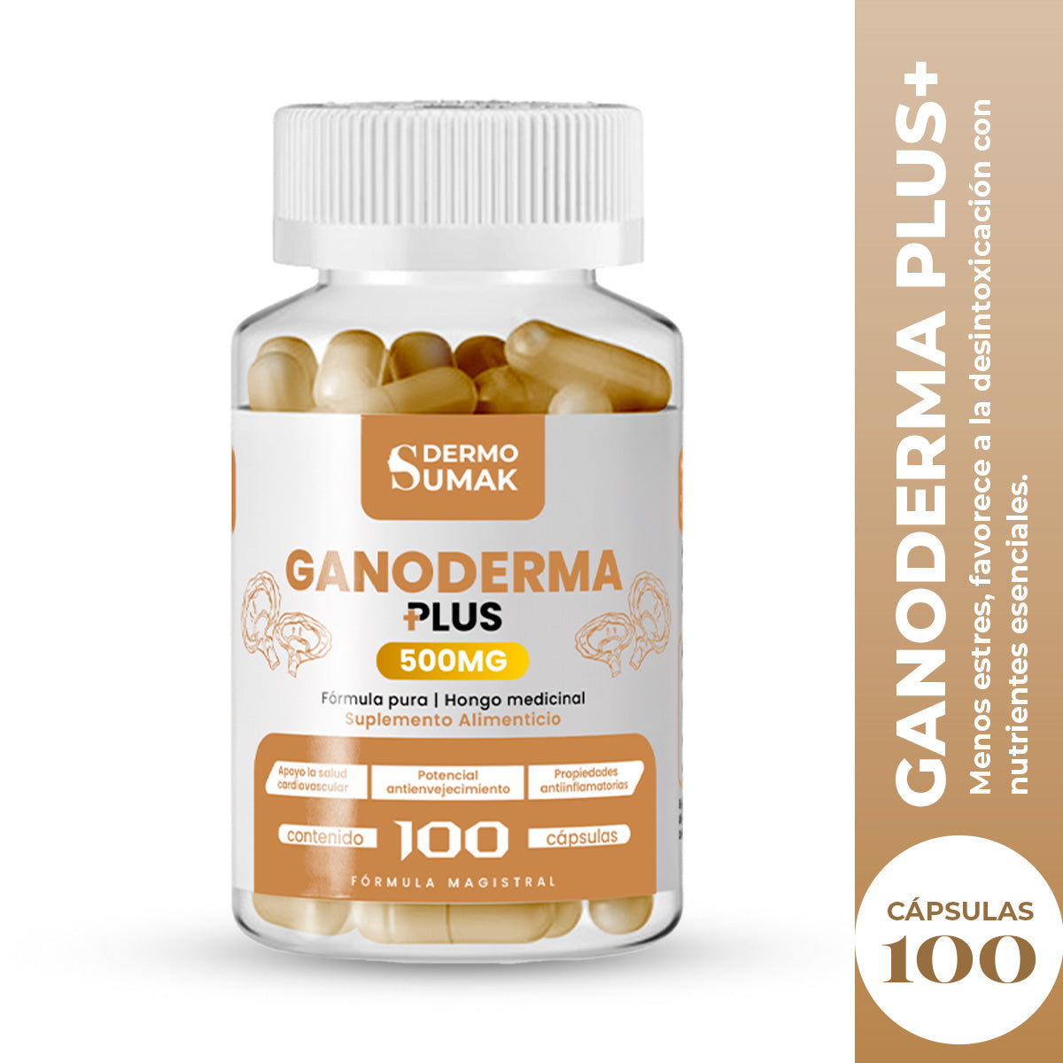 Ganoderma Plus+ 500mg Dermo Sumak