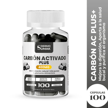 Carbon Activado Plus+ 400mg Dermo Sumak