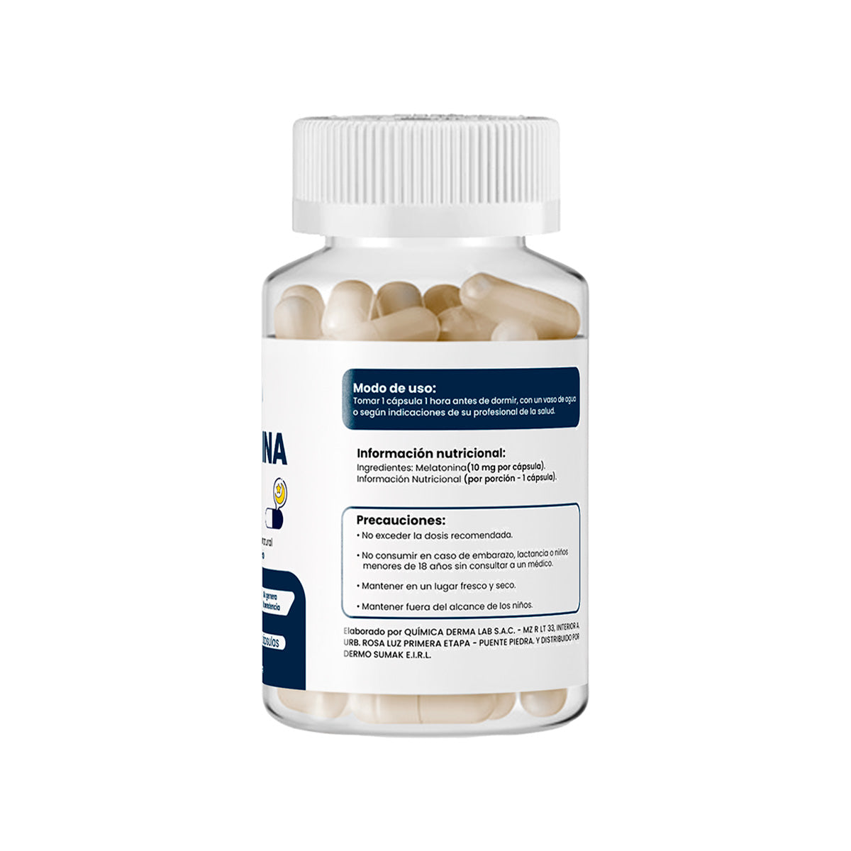 DERMOSUMAK – MELATONINA 10MG PLUS – 100 CÁPSULAS