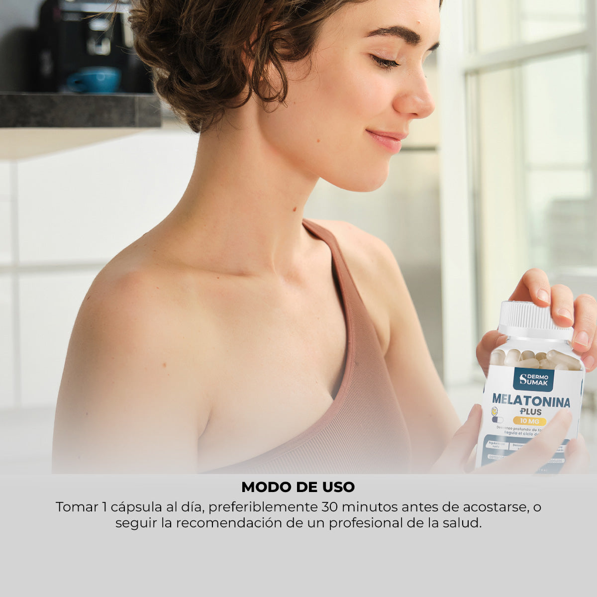 DERMOSUMAK – MELATONINA 10MG PLUS – 100 CÁPSULAS
