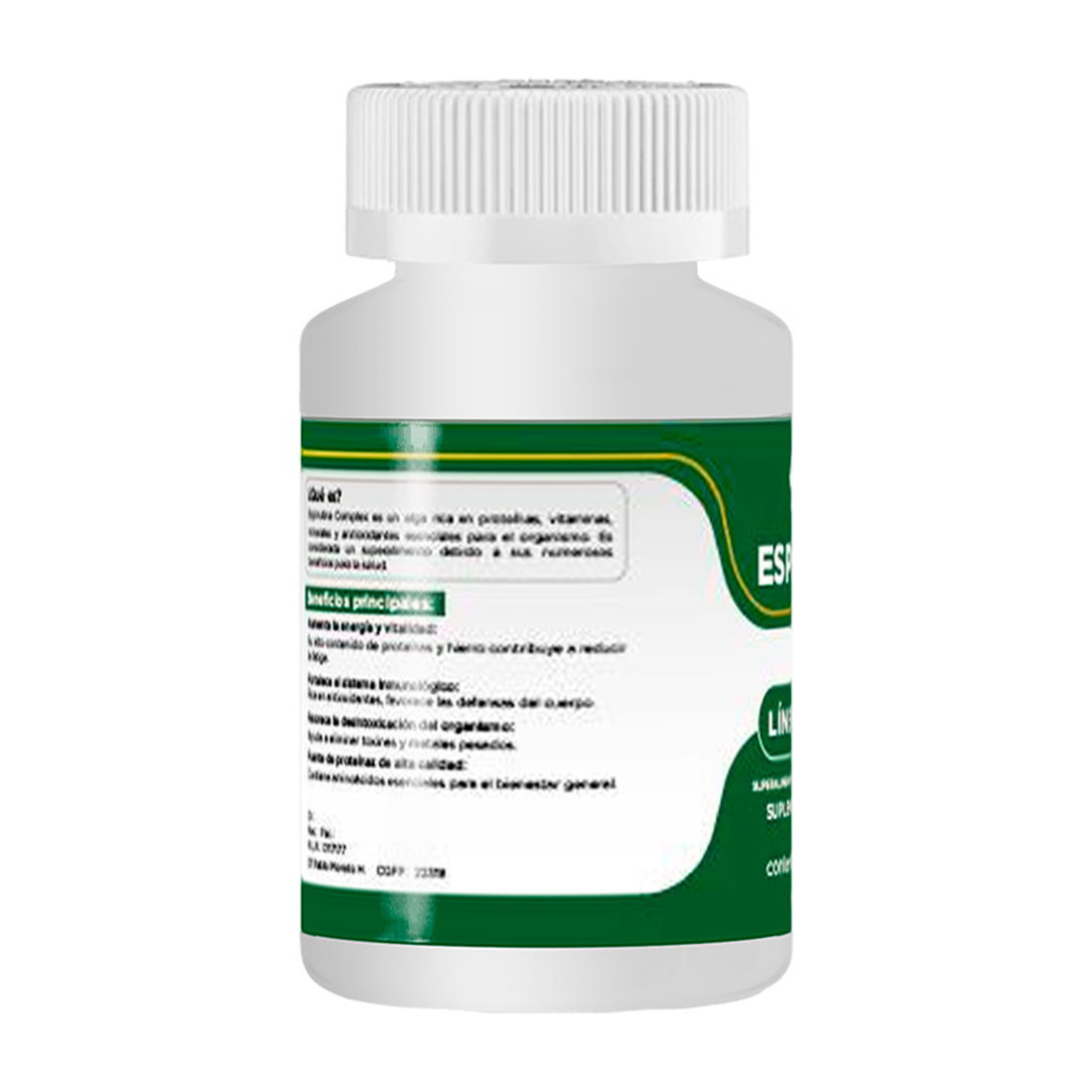 DERMO SUMAK – SUPLEMENTO PARA ENERGÍA Y DEFENSAS – ESPIRULINA SUPERALIMENTO NATURAL – 100 CÁPSULAS
