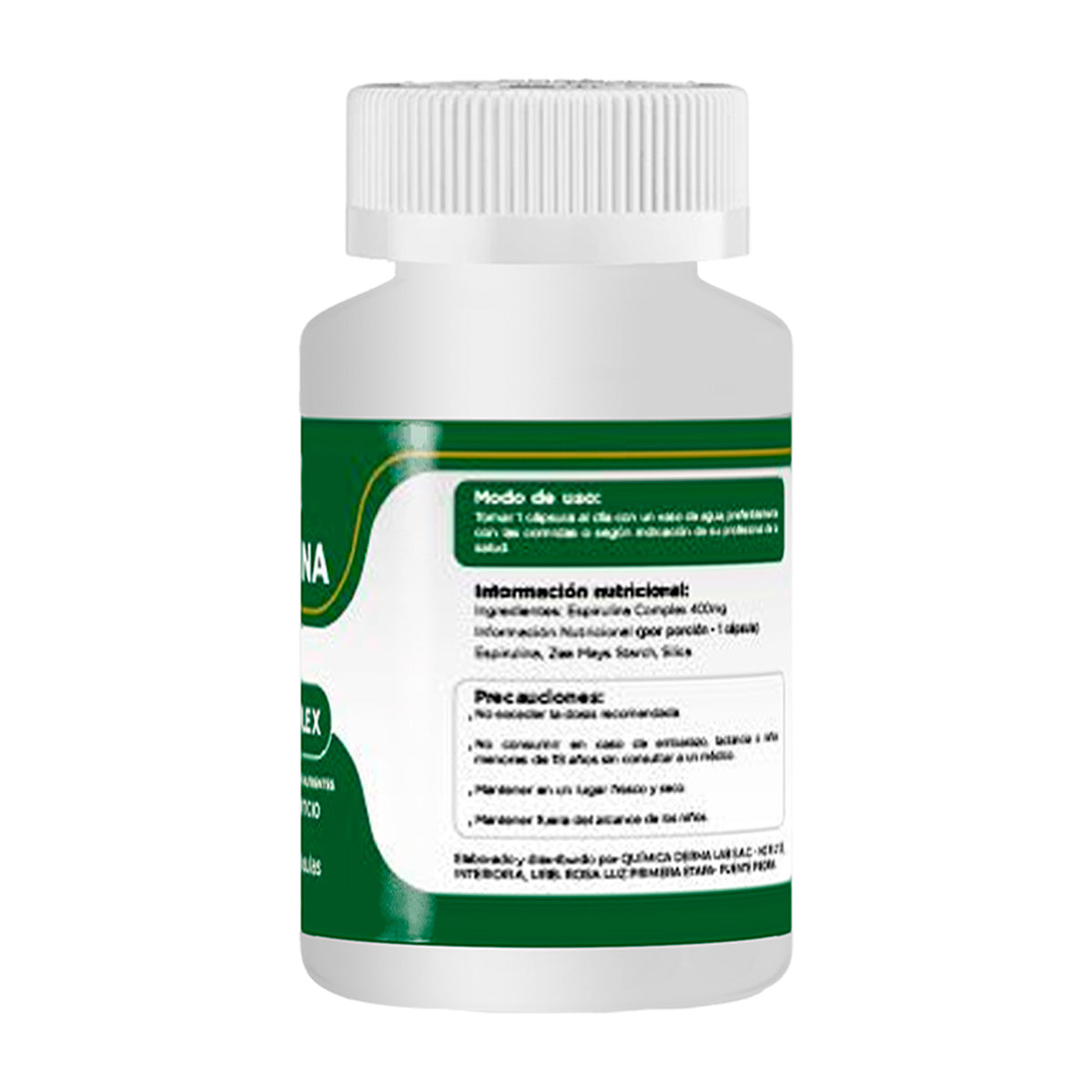 DERMO SUMAK – SUPLEMENTO PARA ENERGÍA Y DEFENSAS – ESPIRULINA SUPERALIMENTO NATURAL – 100 CÁPSULAS