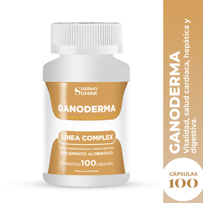 DERMO SUMAK – SUPLEMENTO ANTIOXIDANTE Y FORTALECEDOR INMUNOLÓGICO – GANODERMA ANTIOXIDANTE NATURAL – 100 CÁPSULAS
