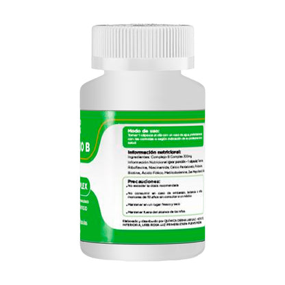 DERMO SUMAK – SUPLEMENTO PARA ENERGÍA Y FUNCIONES VITALES – COMPLEJO B ENERGÍA NATURAL – 100 CÁPSULAS