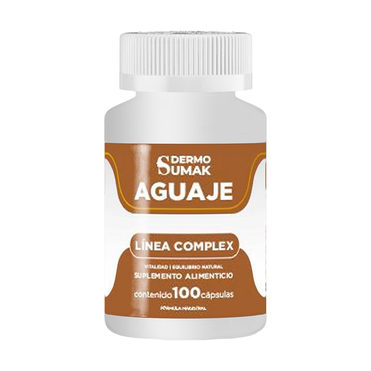 DERMO SUMAK – SUPLEMENTO NATURAL PARA EL BIENESTAR FEMENINO – AGUAJE EQUILIBRIO NATURAL – 100 CÁPSULAS