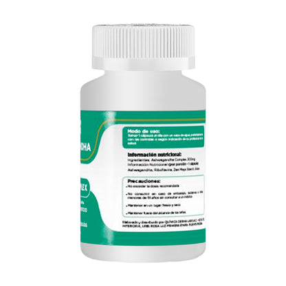 DERMO SUMAK – SUPLEMENTO NATURAL PARA ENERGÍA Y ESTRÉS – ASHWAGANDHA ENERGÍA NATURAL – 100 CÁPSULAS