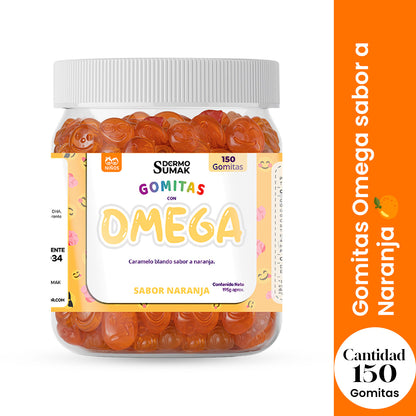 GOMITAS OMEGA - NIÑOS 150 GOMITAS - DERMO SUMAK