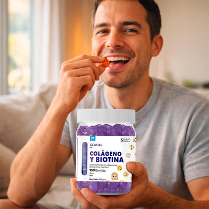 2X1 GOMITAS COLÁGENO Y BIOTINA - ADULTO 150 GOMITAS - DERMO SUMAK