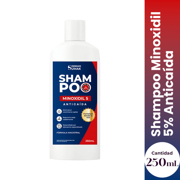 Shampoo Minoxidil 5% Crecimiento Capilar 250ml - Dermo Sumak