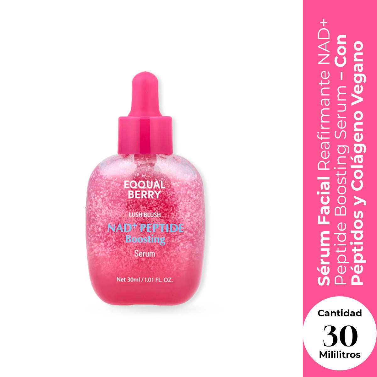 EQQUALBERRY NAD+ Peptide Boosting Serum 30ml – Sérum Reafirmante