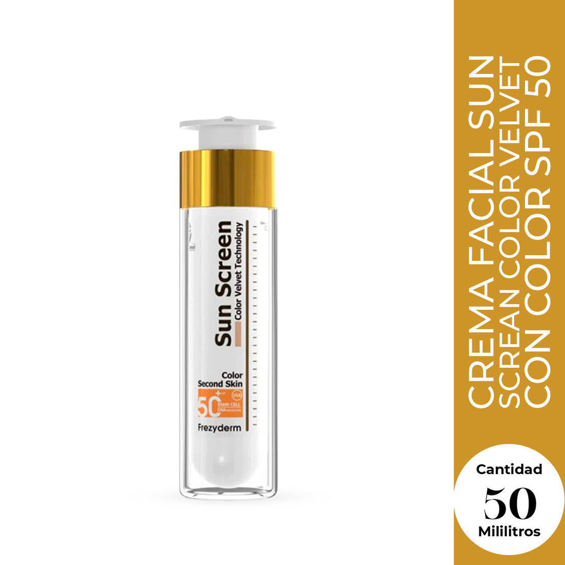 Sun Screen Color Velvet Technology SPF 50+ 50ml -  Frezyderm
