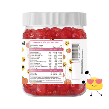 GOMITAS AGUAJE - ADULTO 150 GOMITAS - DERMO SUMAK