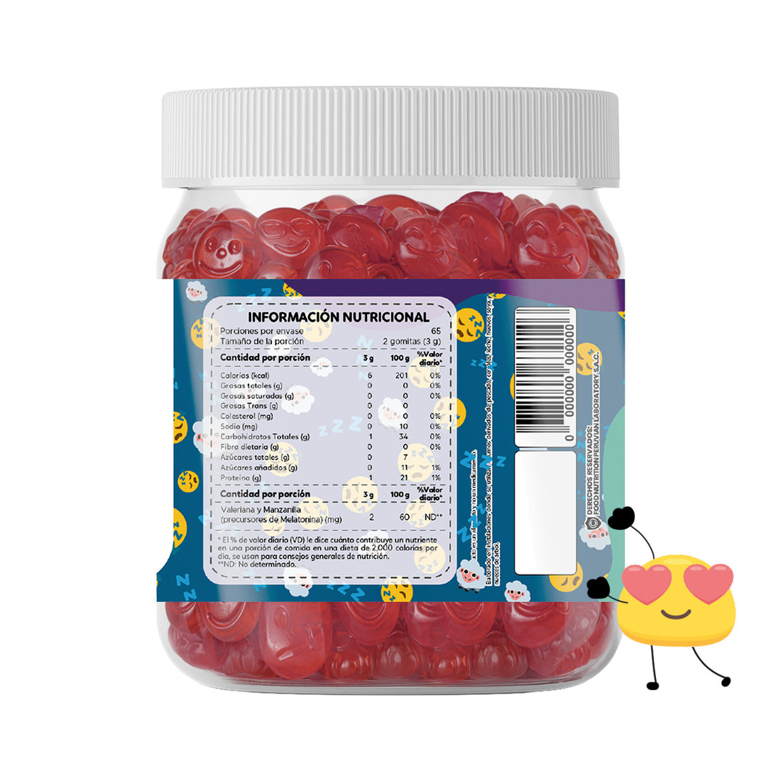 GOMITAS BUENAS NOCHES NIÑOS 150 GOMITAS - DERMO SUMAK