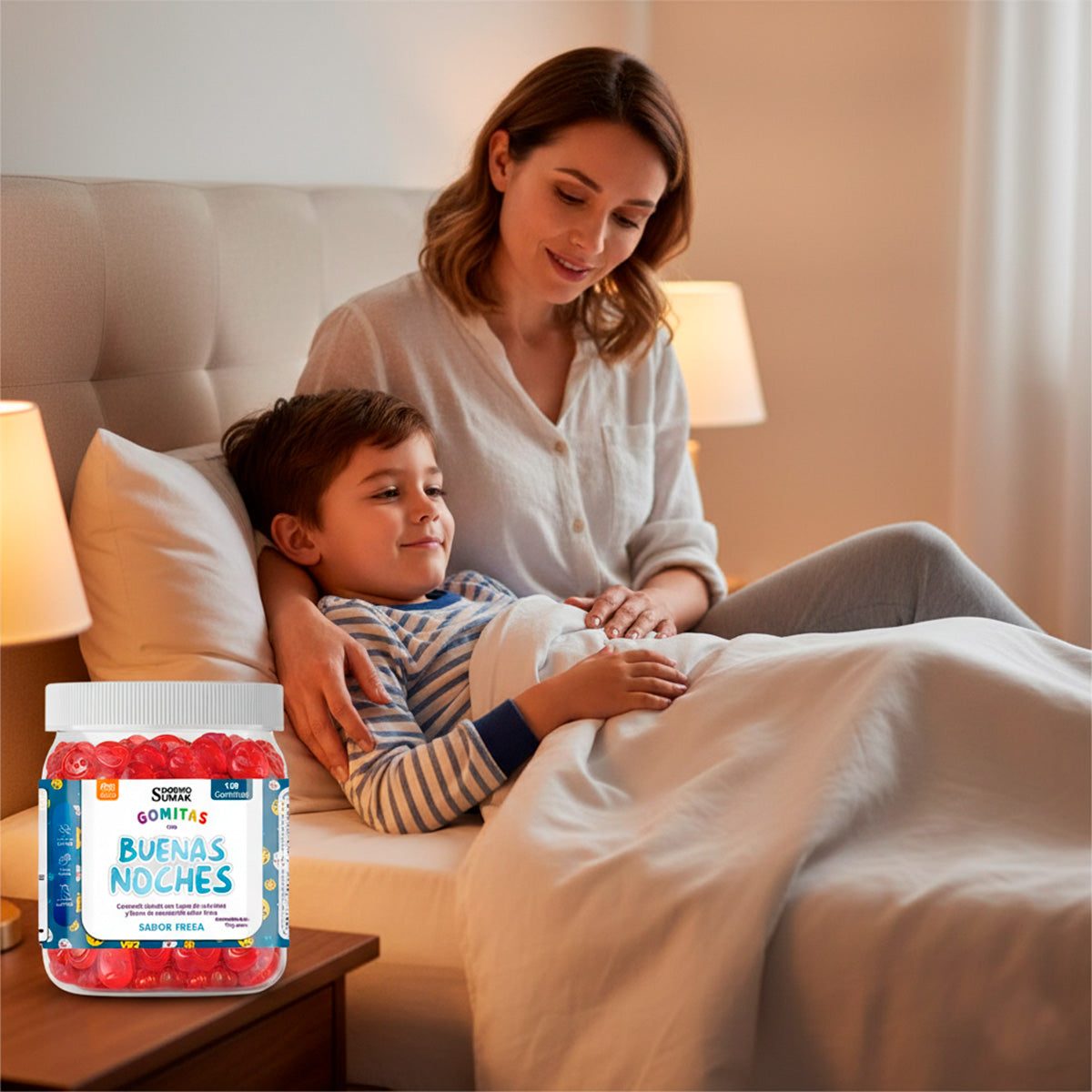 GOMITAS BUENAS NOCHES NIÑOS 150 GOMITAS - DERMO SUMAK