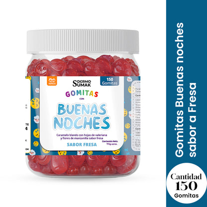 GOMITAS BUENAS NOCHES NIÑOS 150 GOMITAS - DERMO SUMAK