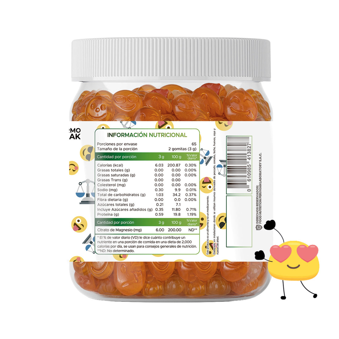 GOMITAS CITRATO DE MAGNESIO - ADULTO 150 GOMITAS - DERMO SUMAK