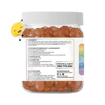 GOMITAS MULTI-VITAMINAS - ADULTO 150 GOMITAS - DERMO SUMAK