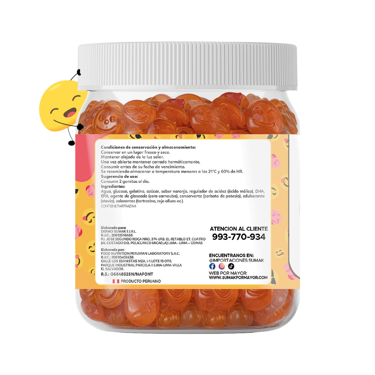 GOMITAS OMEGA - NIÑOS 150 GOMITAS - DERMO SUMAK