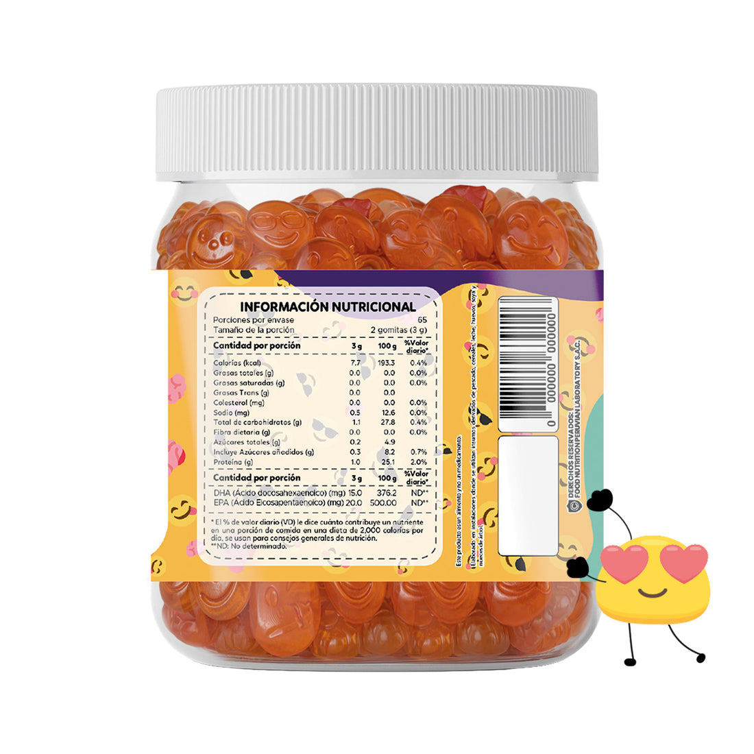 GOMITAS OMEGA - NIÑOS 150 GOMITAS - DERMO SUMAK