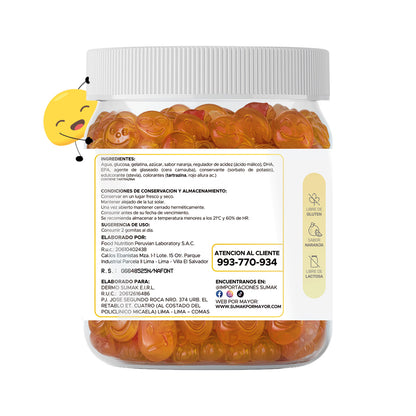 GOMITAS OMEGA - ADULTO 150 GOMITAS - DERMO SUMAK