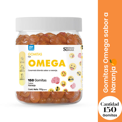 GOMITAS OMEGA - ADULTO 150 GOMITAS - DERMO SUMAK