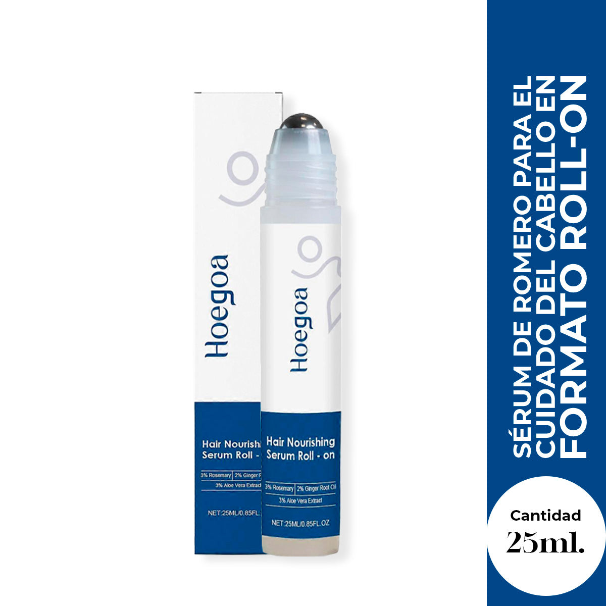 Serum de romero para el cuidado del cabello roll-on 25ml - Hoegoa