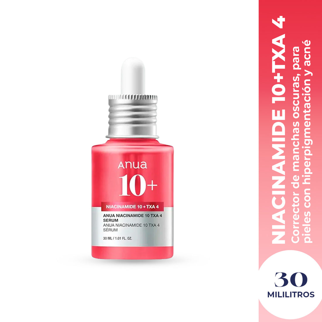 ANUA Sérum Niacinamida 10% + TXA 4% ✨ Reduce Manchas y Unifica el Tono (30ml)