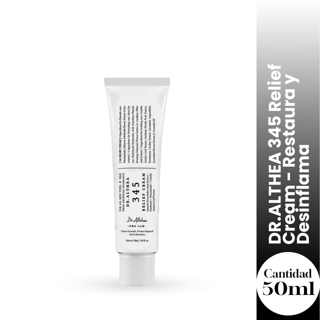 Dr. Althea 345 Relief Cream 50ml- Crema Facial Calmante y Reparadora
