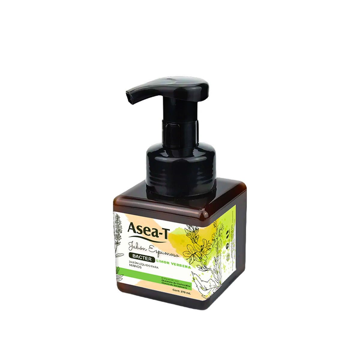 ASEA-T Jabón Espumoso BACTER LIMON VERBENA 270ml - La Cooper