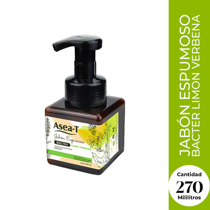 ASEA-T Jabón Espumoso BACTER LIMON VERBENA 270ml - La Cooper