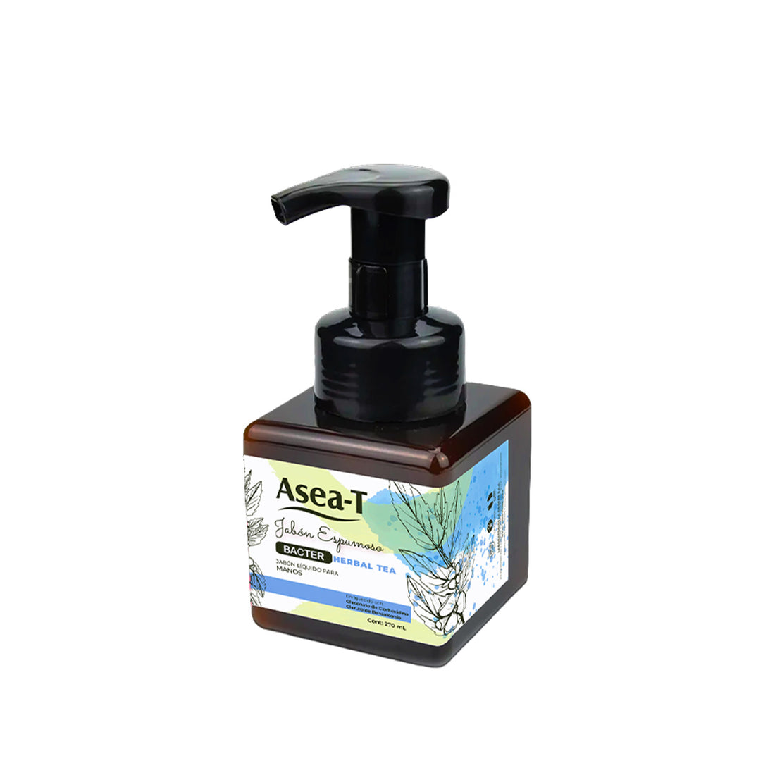 ASEA-T Jabón Espumoso Bacter Herbal Tea 270ml - La Cooper