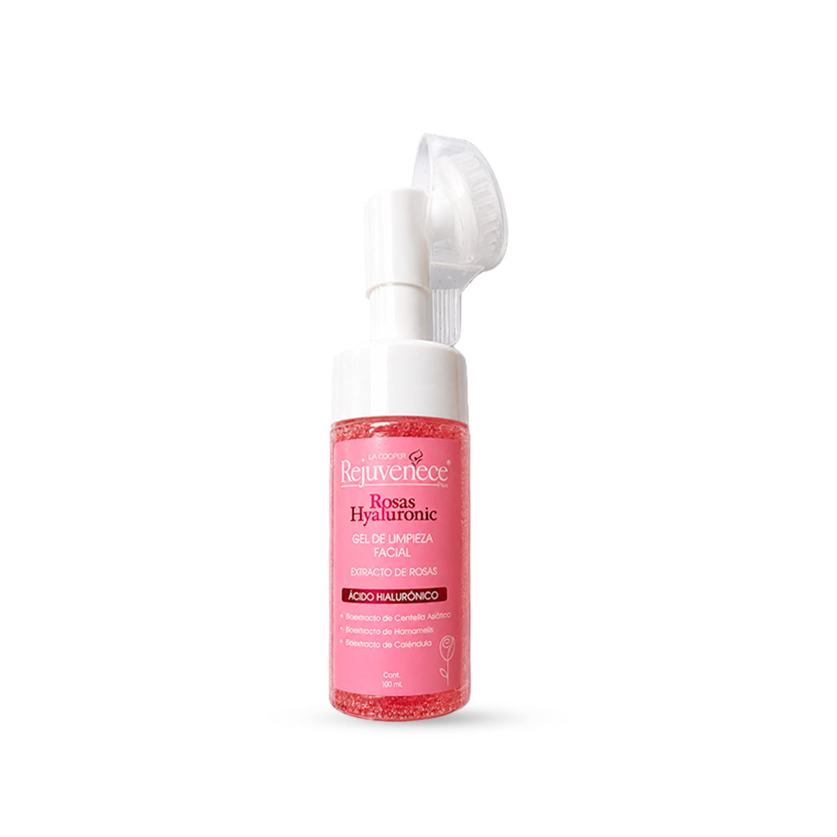 Gel de Limpieza Extracto de Rosas con Ácido Hialurónico 100ml - La Cooper