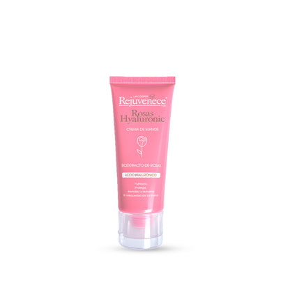 Crema de Manos con Ácido Hialurónico y Extracto de Rosas 60gr - LA COOPER