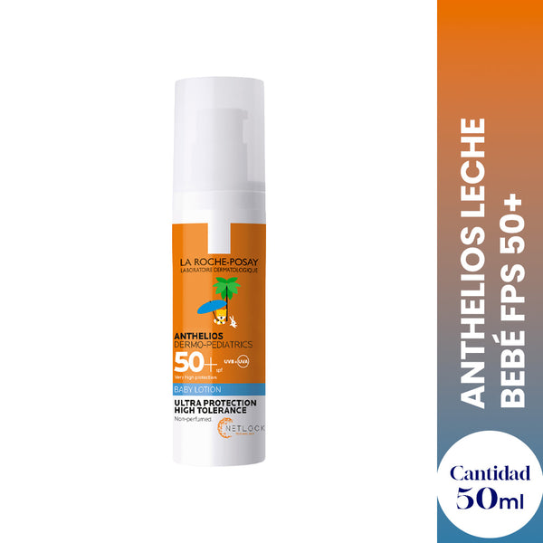 Protector Solar Anthelios Leche Bebé FPS 50+ 50ml - LA ROCHE-POSAY