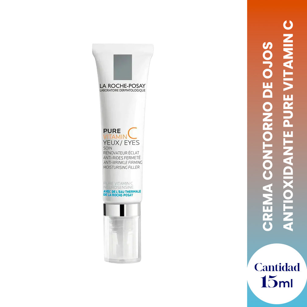 Crema Contorno de Ojos Antioxidante Pure Vitamin C 15ml - LA ROCHE-POSAY