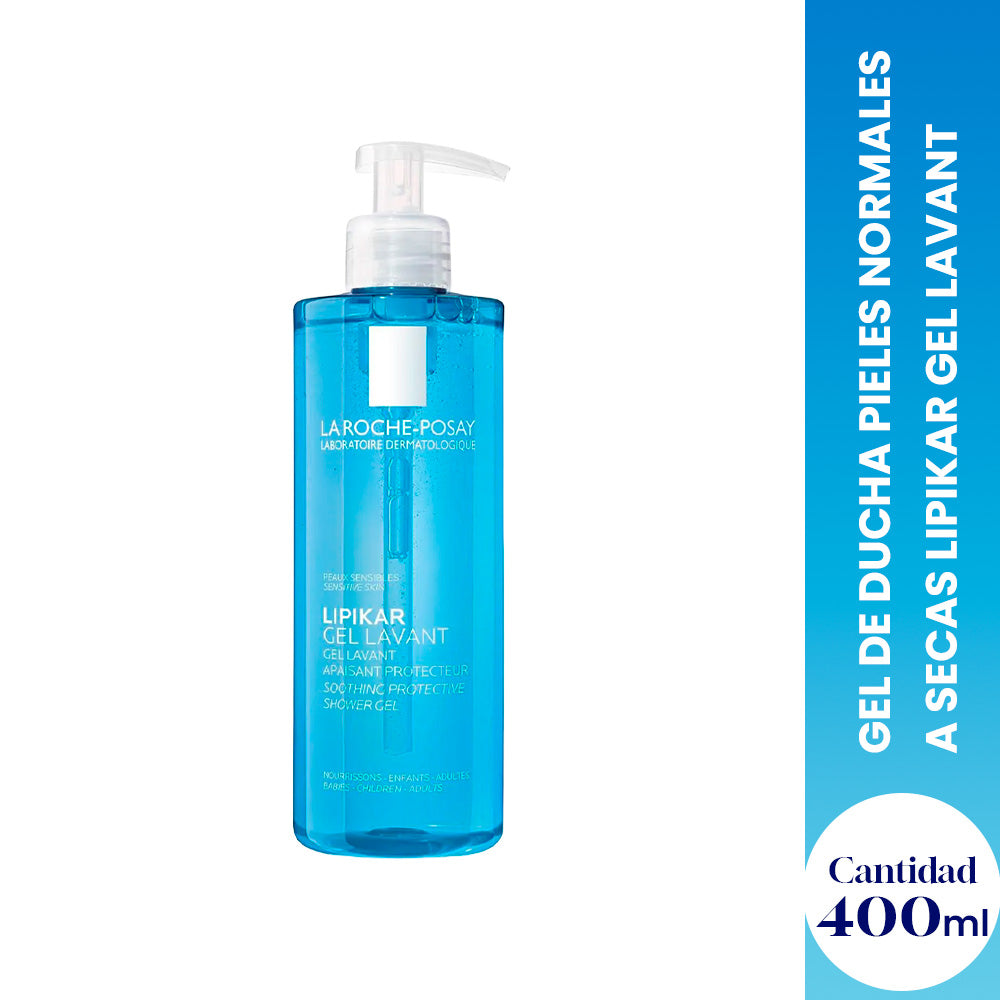 Gel de Ducha Pieles Normales a Secas Lipikar Gel Lavant 400ml - LA ROCHE-POSAY