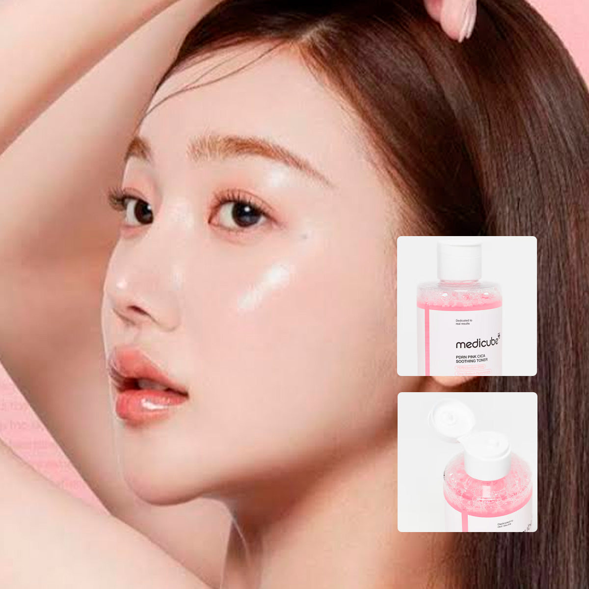 MEDICUBE PDRN Pink Cica Soothing Toner 250ml – Tónico Facial