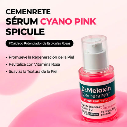 CYANO PINK SPICULE SERUM 30ML - DR.MELAXIN