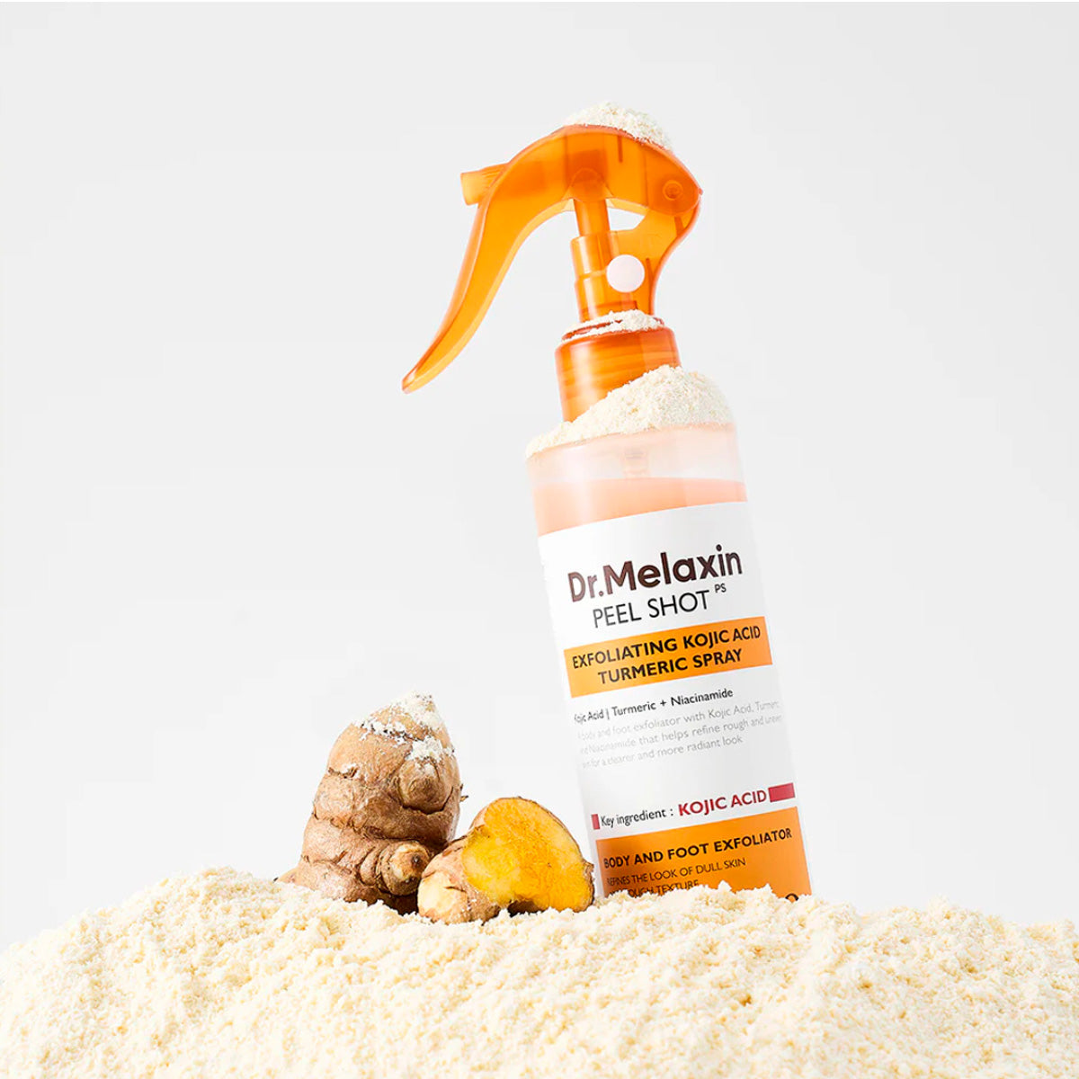 Dr.Melaxin - Spray Corporal Peel Shot Exfoliating Kojic Acid Turmeric