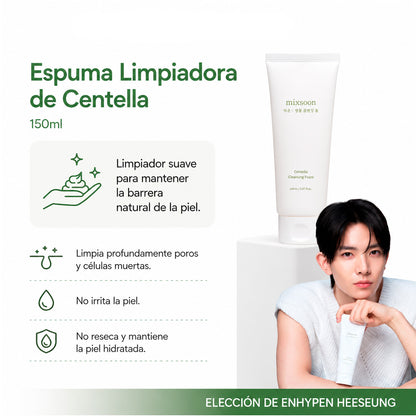 MIXSOON Centella Cleansing Foam 150ml