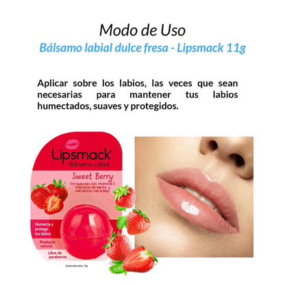 Bálsamo labial dulce fresa 12.5g – Portugal